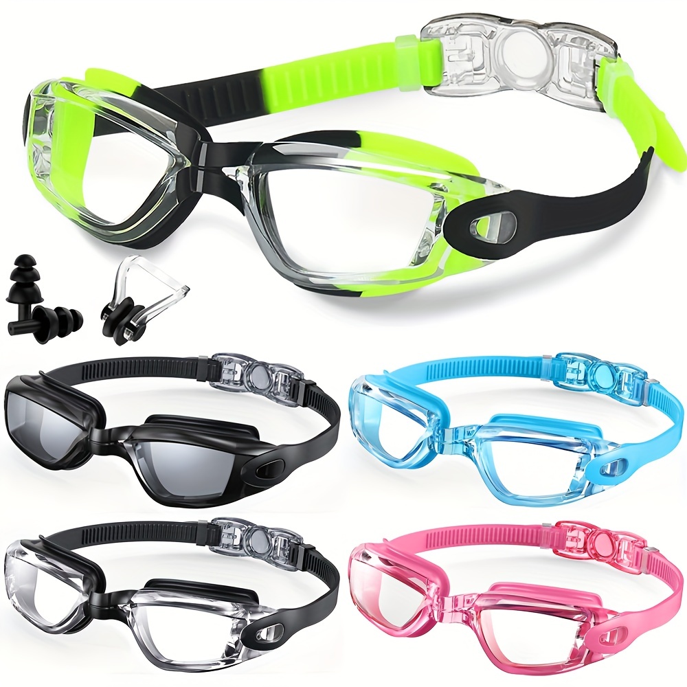 

1pc Anti-fog Uv Protection Swimming Goggles, Waterproof Adjustable Swimming Glasses, Swim Eyewear For Men Women