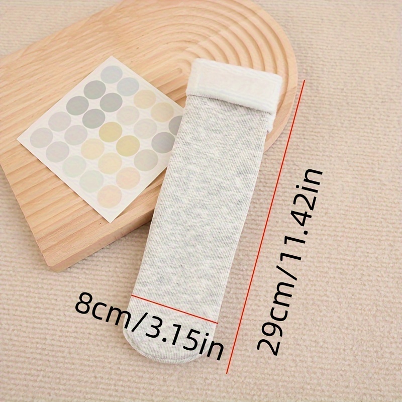 5 Pairs Cute Thicken Thermal Soft Comfortable Warm Socks Plush Lined Fall  Winter Warm Furry Fuzzy Snow Socks - Sports & Outdoors - Temu Malaysia