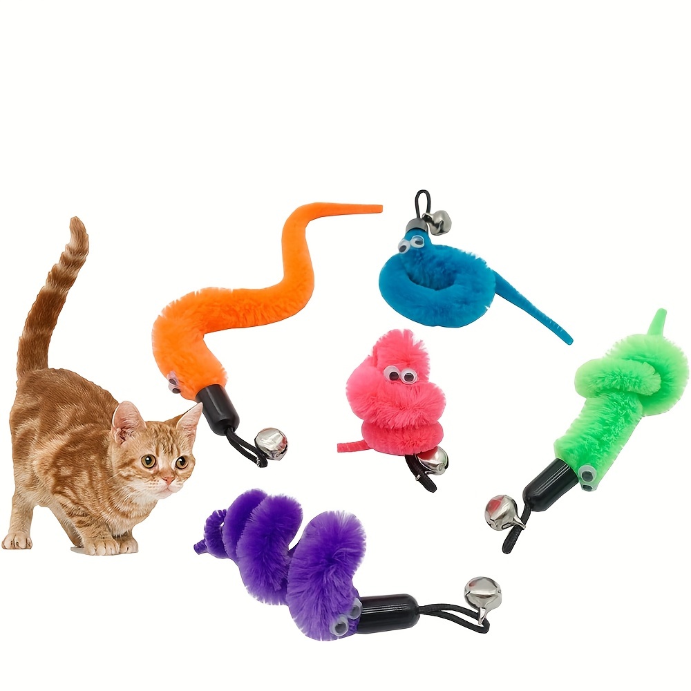 Cat Worm Toy Refills Cat Toy Wand Replacement Worms - Temu United