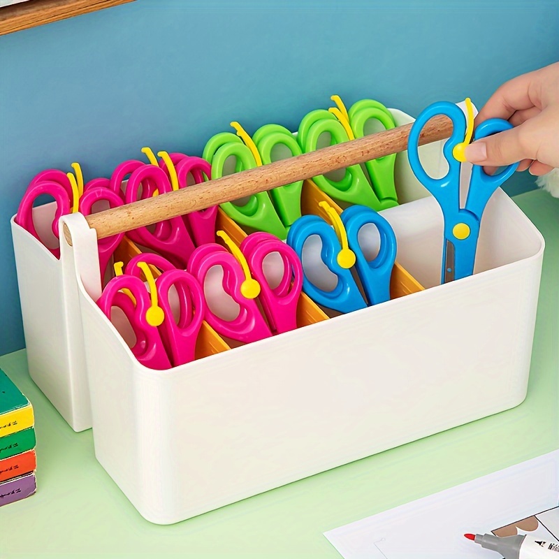 Handmade Scissors Storage Box Tool Pencil Marker Stationery - Temu