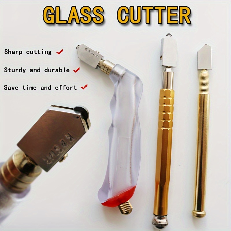 1PC Handheld glass cutter Professional Glass Tile mirror Cutting Tools hand  tool With Oil Dropper Glass