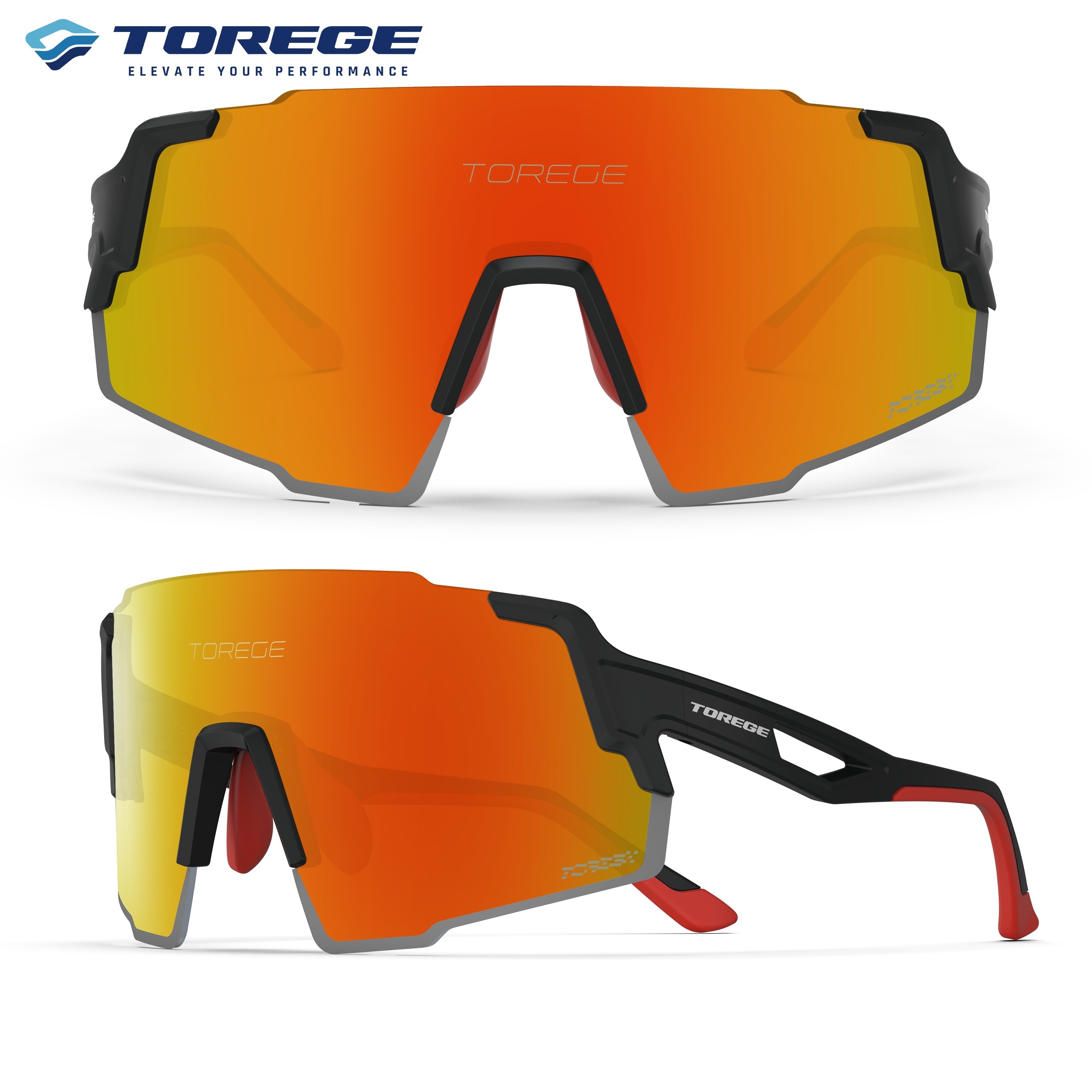 Torege Polarized Sports Sunglasses 3 Interchangeable Lenses - Temu New  Zealand