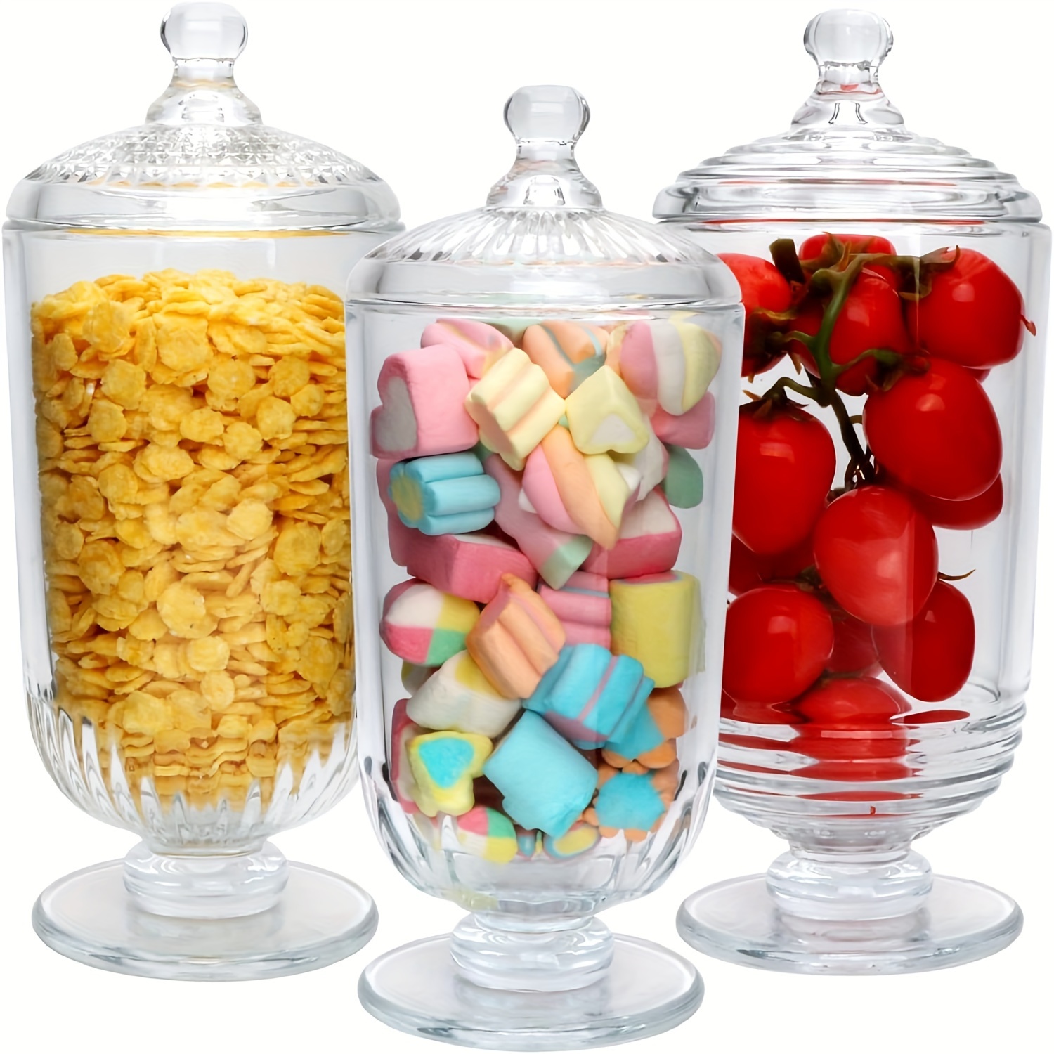 Mixed Colors Candle Jars Candy Containers Storage - Temu