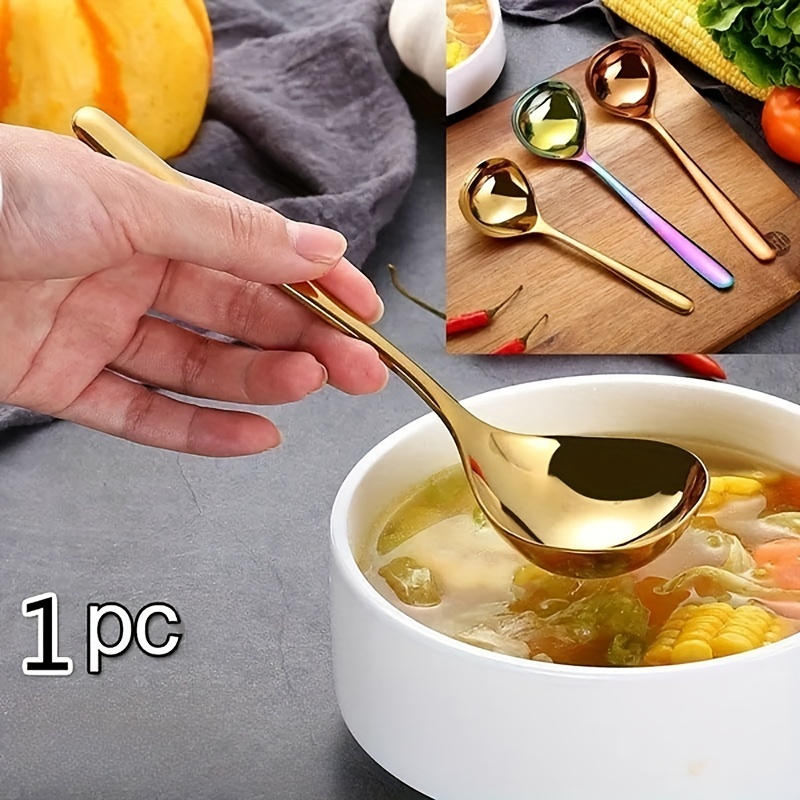 Plastic Soup Cute Cartoon Spoon Nessie Ladle Large Soup Spoon Long