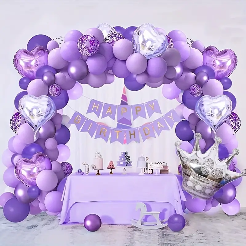 Ensemble Décoration Ballons Fête D'anniversaire Série - Temu