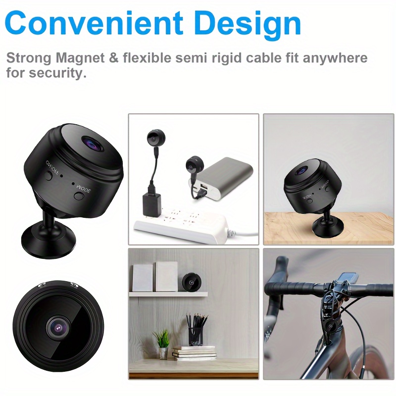 Wireless WiFi Camera With Audio Mini Wireless Camera With Remote