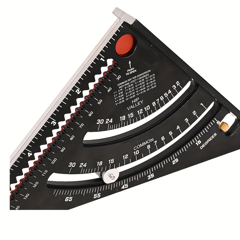 Pmmj Folding Triangle Ruler Carpenter Square Layout Tool - Temu