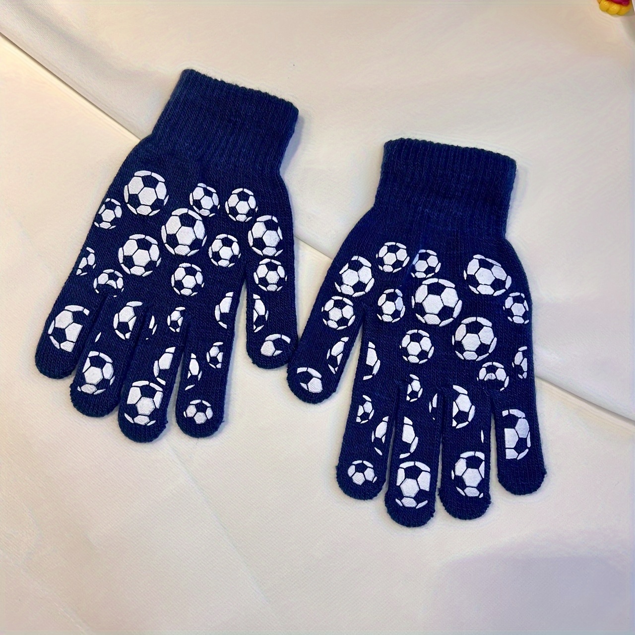Bommiya Full Finger Gloves | Casual Knit Fabric, Acrylic, Soft, Hand Wash , Random