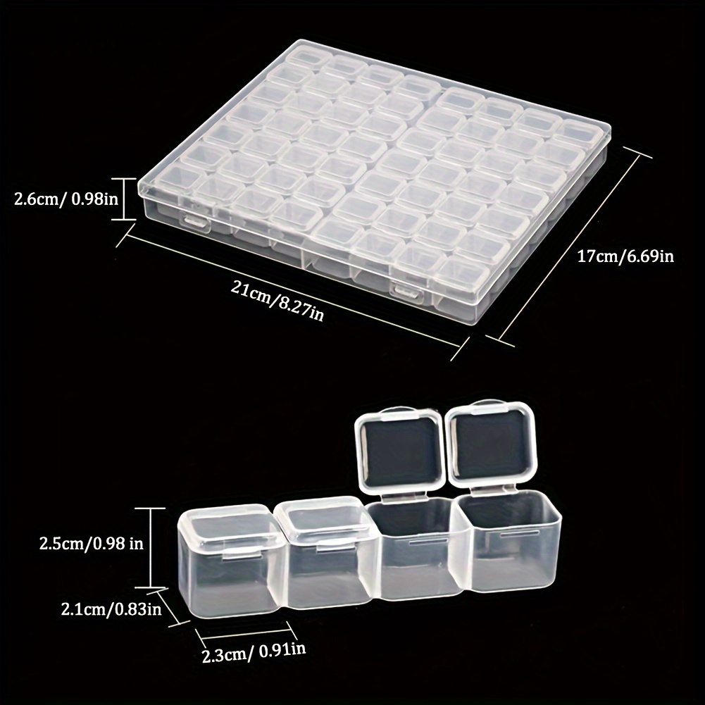 CDIYTOOL Seed Storage Box, Transparent Clear Seed Beads Container Plastic  Seed Storage Organizer Reusable Storage Container for Flower Vegetable Seed