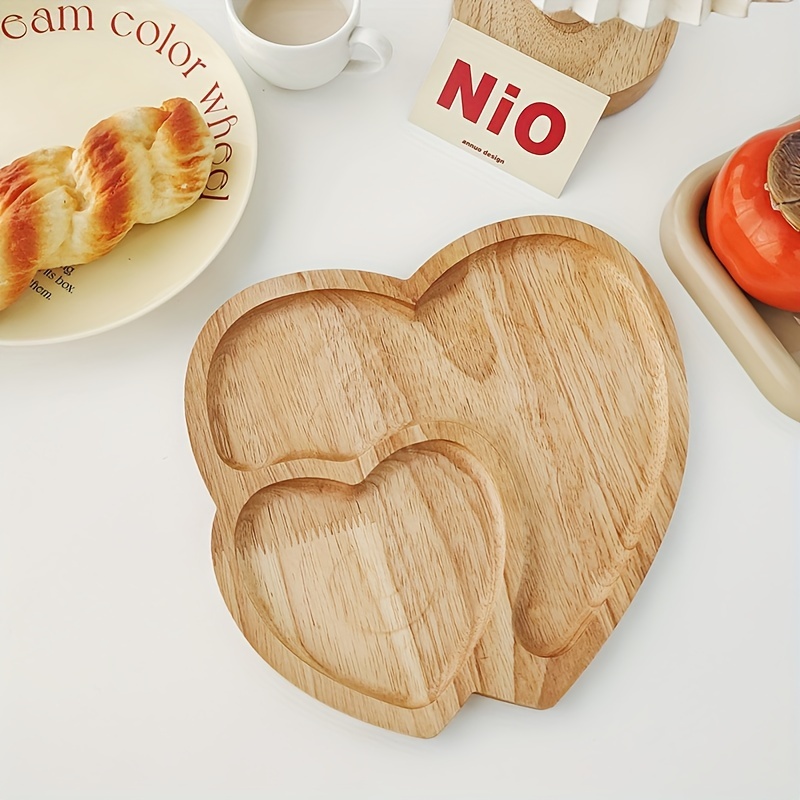 Disposable Hot Stamping Rose Red Heart shaped Paper Plate - Temu