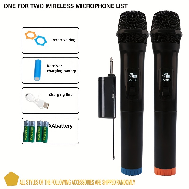 Wireless Microphone Depusheng W 2 Uhf Professional Handheld - Temu  Philippines