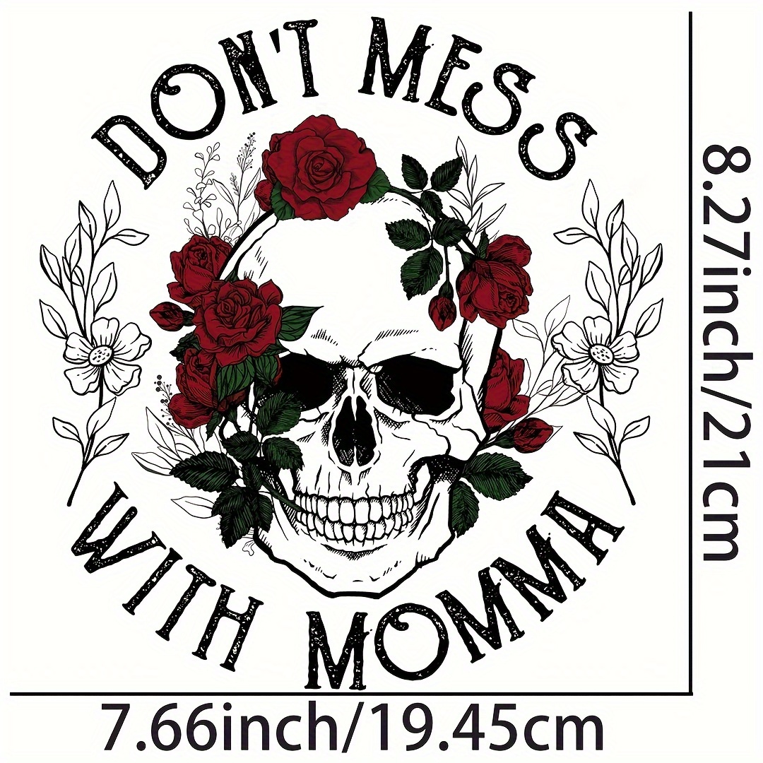 9 Pcs Valentine Skeleton Iron On Heat Transfers Vinyl For T Shirts DIY  Clothing T-Shirt Mask Jeans Backpack Hats Pillow Easy Heat Pressed Decals  For P