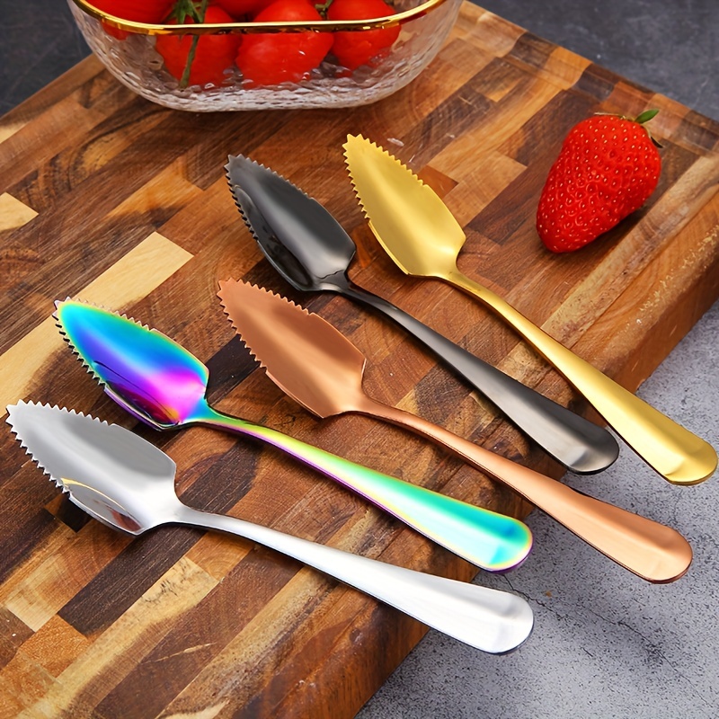 Grapefruit Knife And Spoons Set Stainless Steel Kitchen Tool - Temu