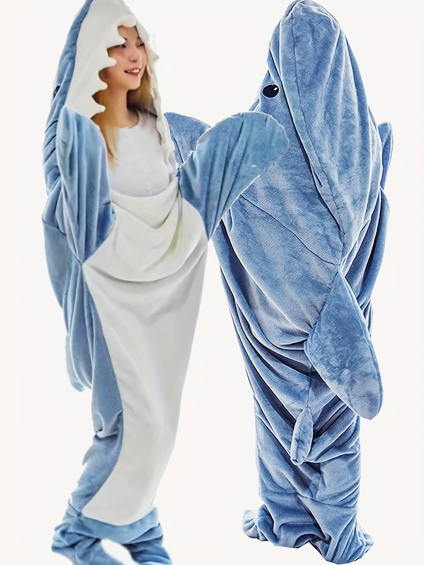 Mode Adultes Enfants Combinaison Costume Requin Scène Vêtements Fan