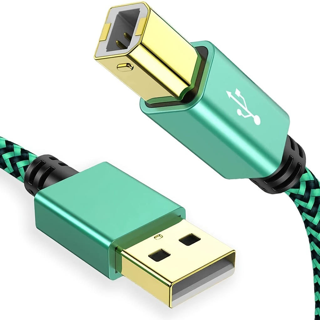 Cable micro USB 2.0 + tipo C a impresora, USB-C USB 3.1 macho a USB 2.0  tipo B macho OTG cable para escáner de teléfono, piano electrónico y tambor