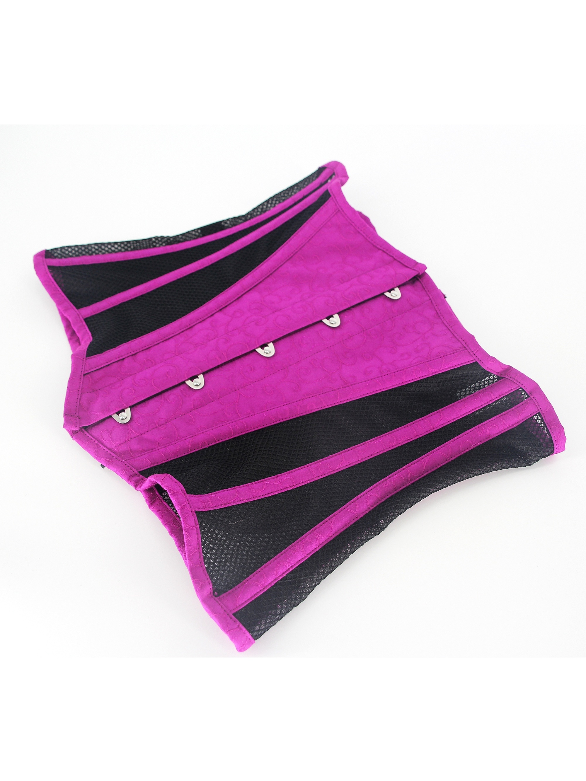 Fishnet Stitching Strapless Corset Breathable Lace Tummy - Temu