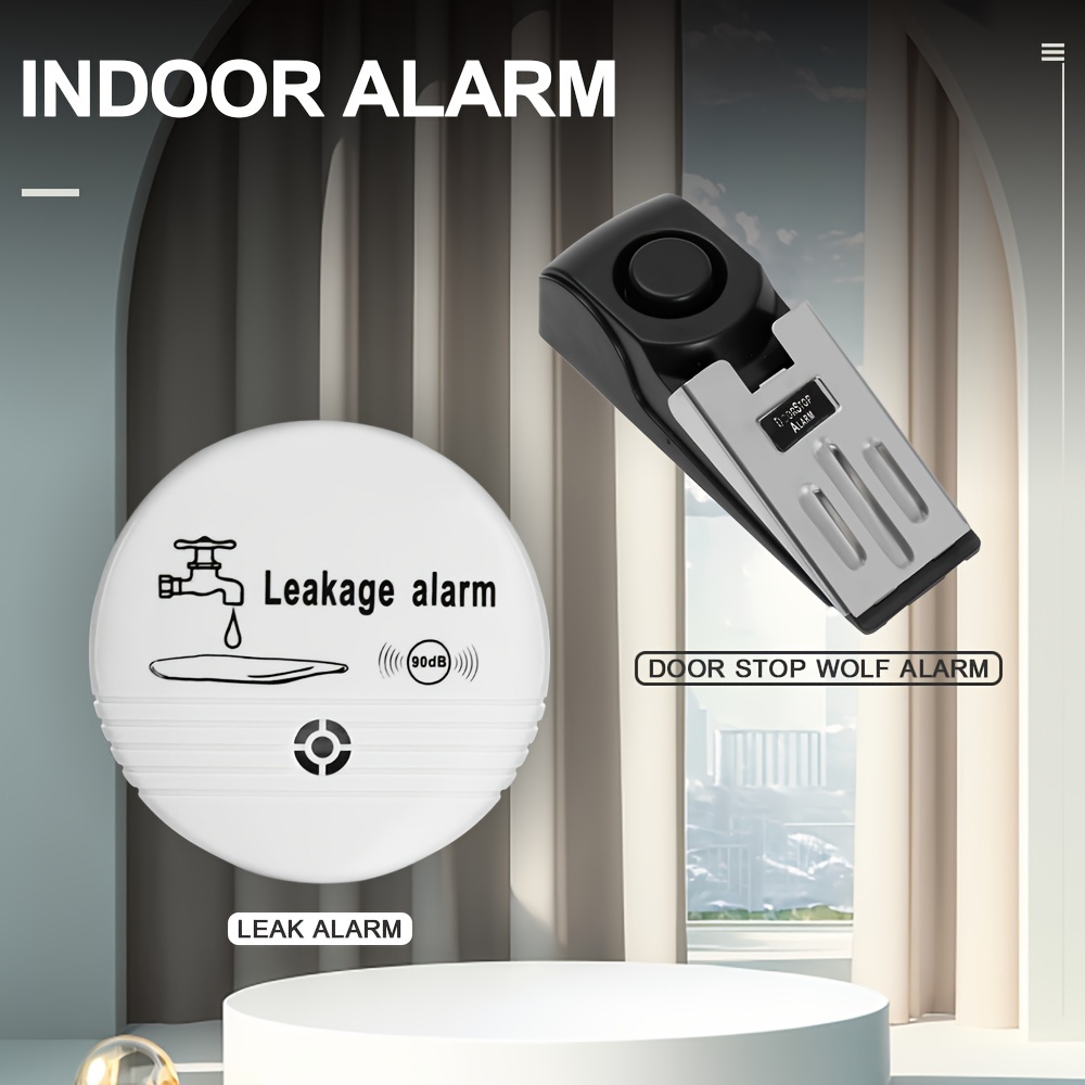 Sensor de alarma para puerta y ventana, paquete de 10 para niños y  seguridad del hogar con sirena de 90 dB, fácil instalación, ideal para el  hogar