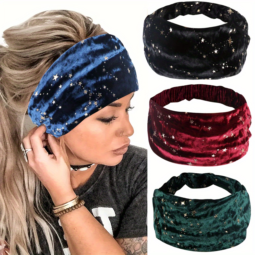 Headband Women's Elastic Headbands Wide Twisted Hairband Retro Soft He –  EveryMarket