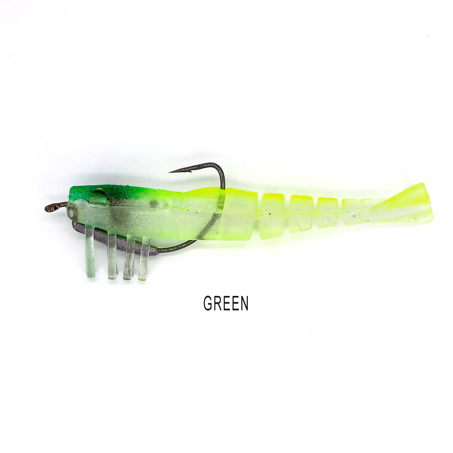 WINOMO Soft Fishing Lure with Fishing Hook Artificial Bait Crab (Green)