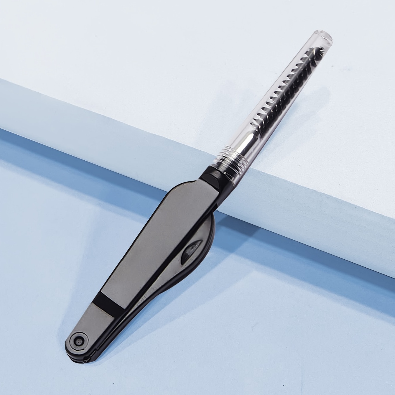 

1pcs Foldable Eyelash Comb & Eyebrow Brush Premium 2 In 1 Brow Brush And Lash Defining Comb Cosmetic Tools