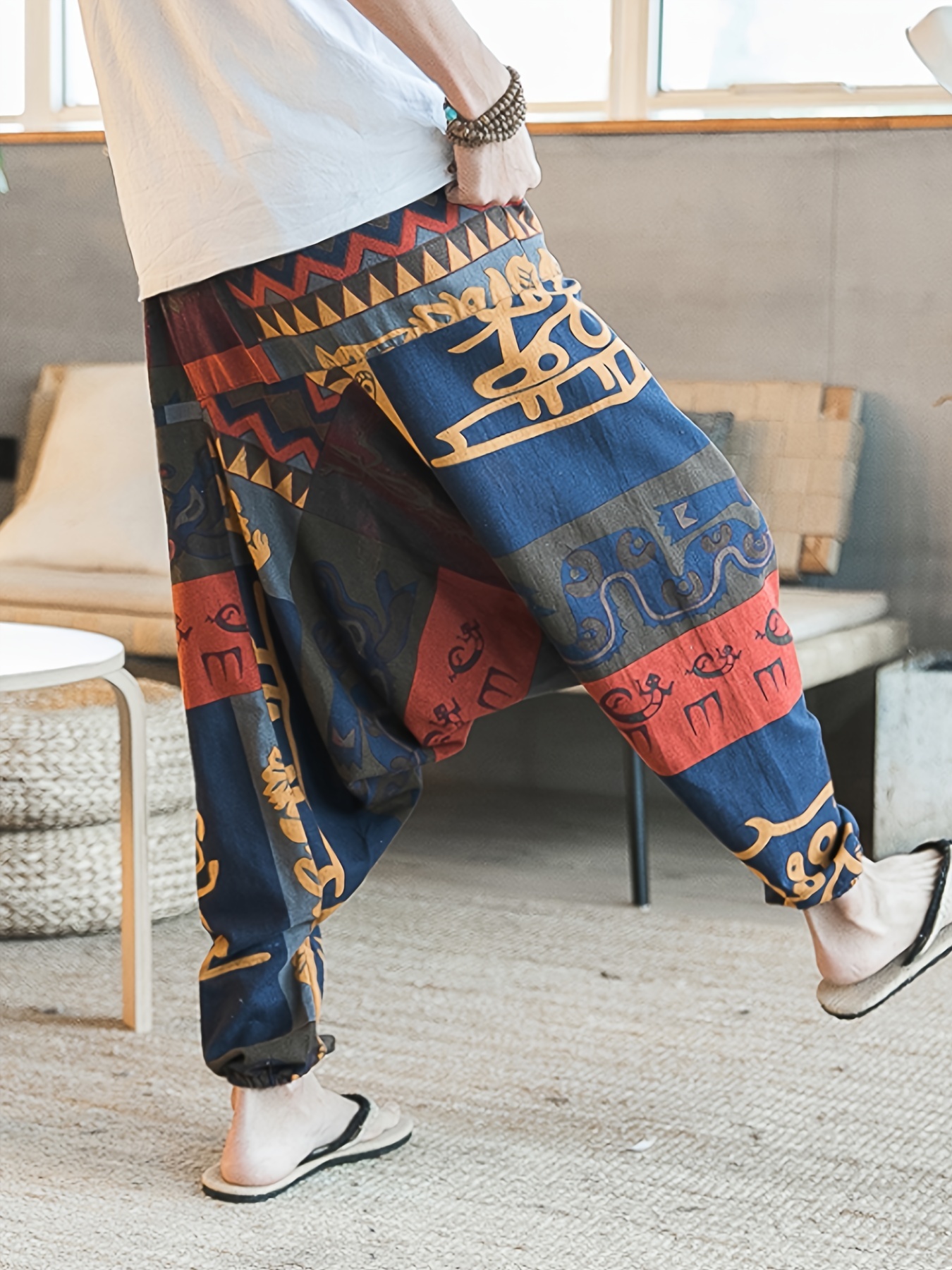 Novedad del 2022! pantalones Harem de algodón de estilo chino para hombre,  pantalones holgados de estilo chino para hombre, pantalones de estilo  Harajuku Clothe - Historial de precios y revisión