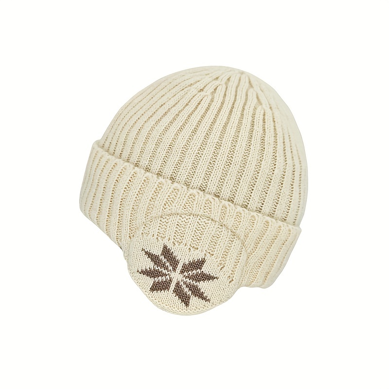 Thickened Velvet Knitted Woolen Hats for Winter, Ear Protection