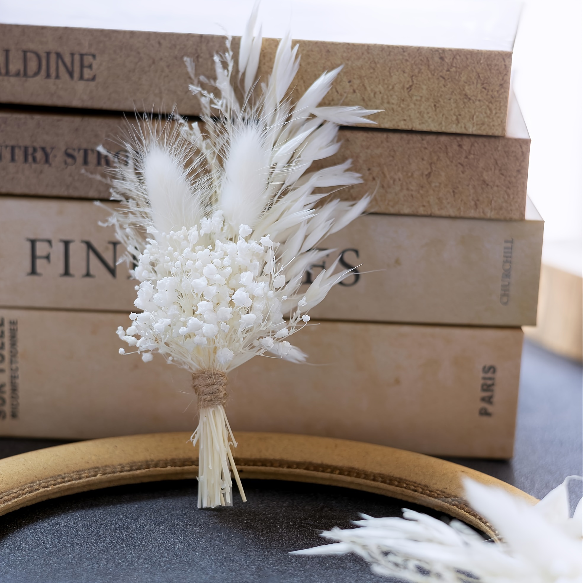 Mini Dried Flower Bouquet Gift Box Home Wedding Decoration