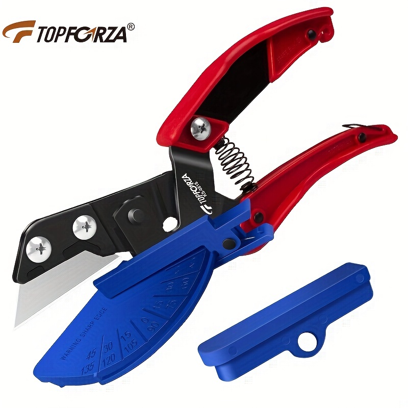 Miter Shears- Multifunctional Mitre Shears for Angular Cutting of Moulding  and Trim, Adjustable at 45°-135° With Safety Lock, Hand Tools for Cutting