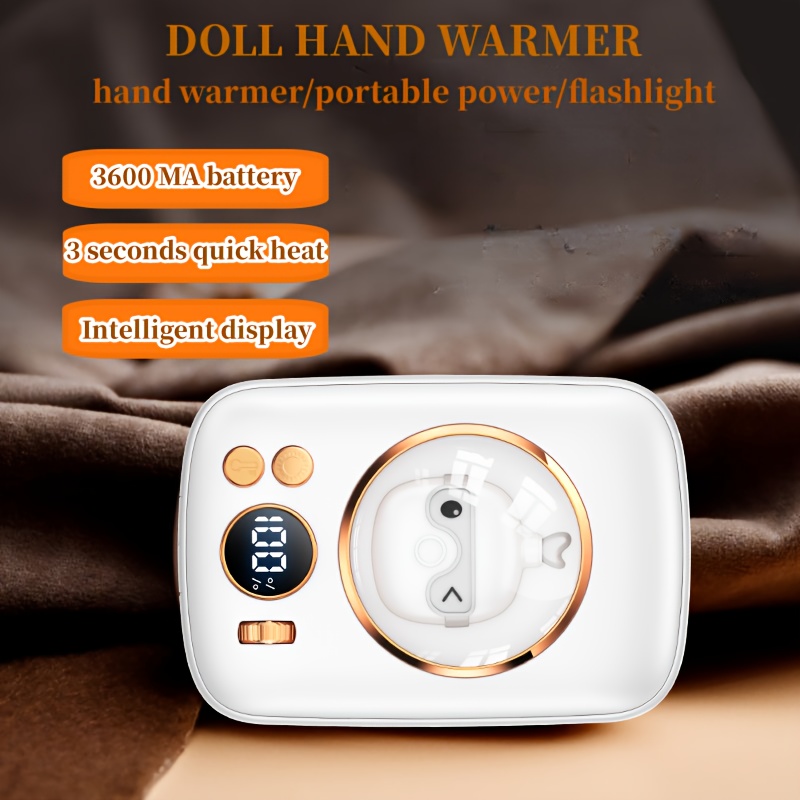 Chauffe-mains rechargeables, chauffe-mains électrique usb portable chauffe- mains réutilisable chauffe-poche pour l'extérieur