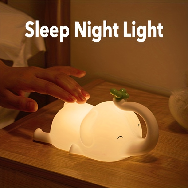  Luz nocturna para niños, Lámpara de guardería de bebé con  controles táctiles, Bonita luz nocturna de noche de pollito para  lactancia/lactancia, USB recargable