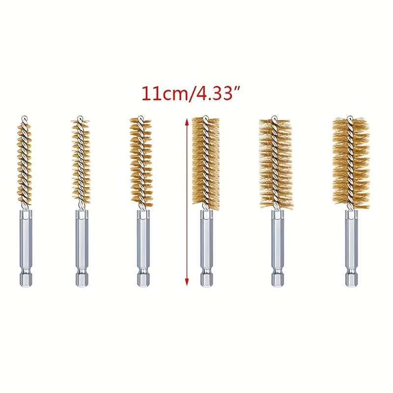 Twisted Wire Bore Brushes (Brass)