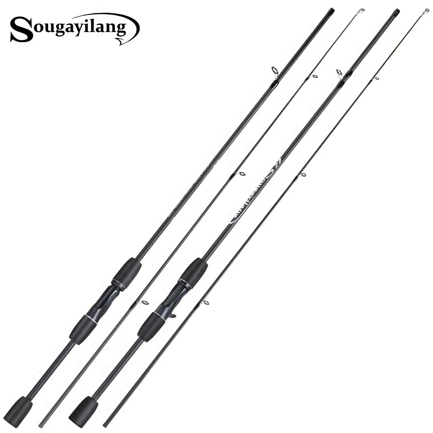 Sougayilang Baitcasting Fishing Rod 4 Sections Casting Rod - Temu