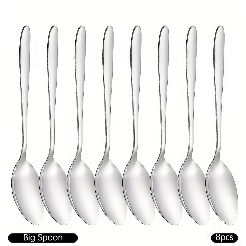 Stainless Steel Deep Soup Spoon Creative Western Food - Temu