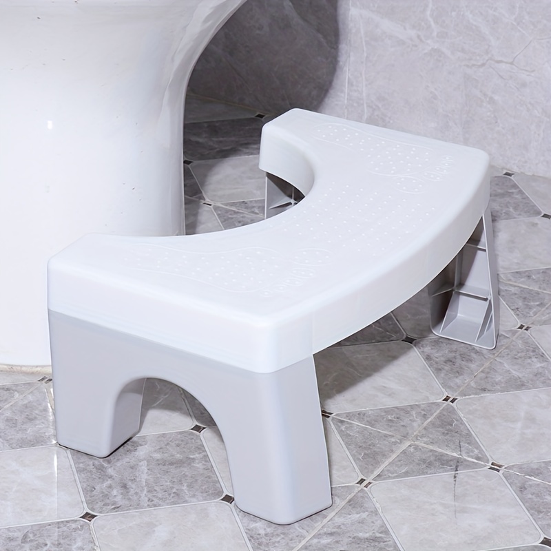 Bathroom Toilet Stool, Squatting Pit Assist Stool, Plastic