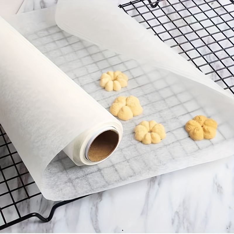 1 rollo de papel para hornear de especialidad de alimentos de papel de  aceite de silicona para hornear en el hogar - Temu