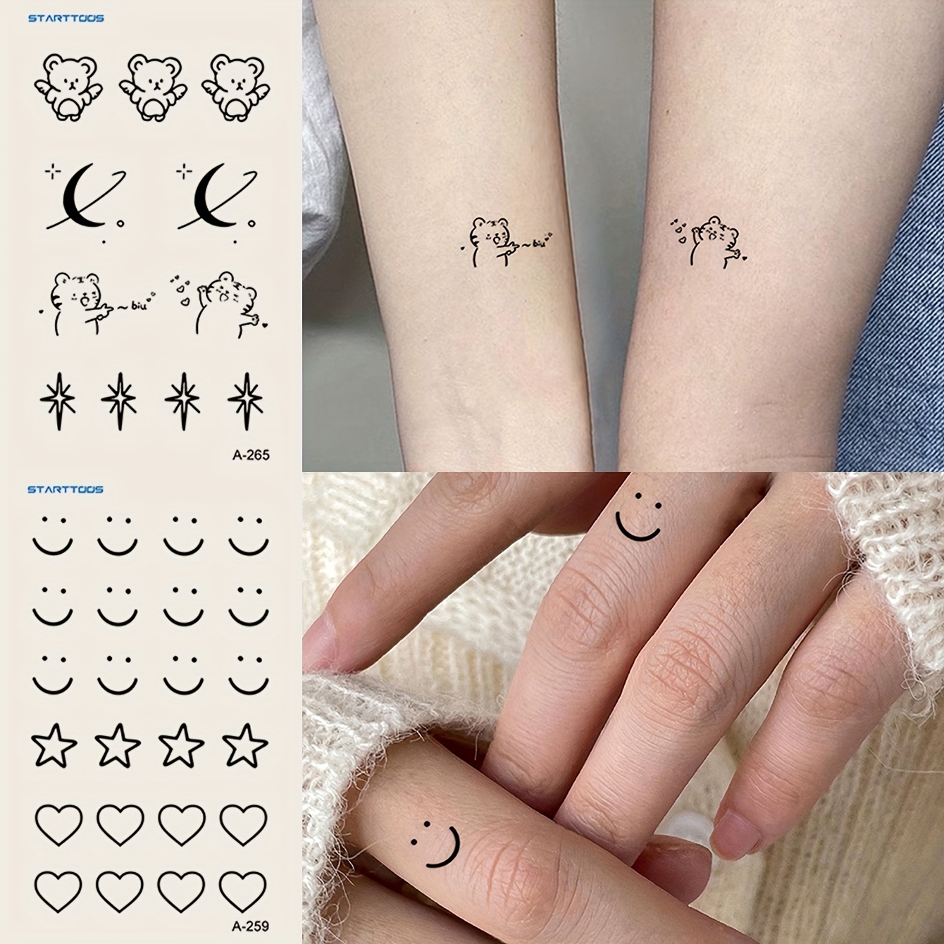 Waterproof Temporary Tattoo Sticker Red Small Cute Crab Art Tatto Flash  Tatoo Fake Tattoos for Kids Men Women Girl - AliExpress