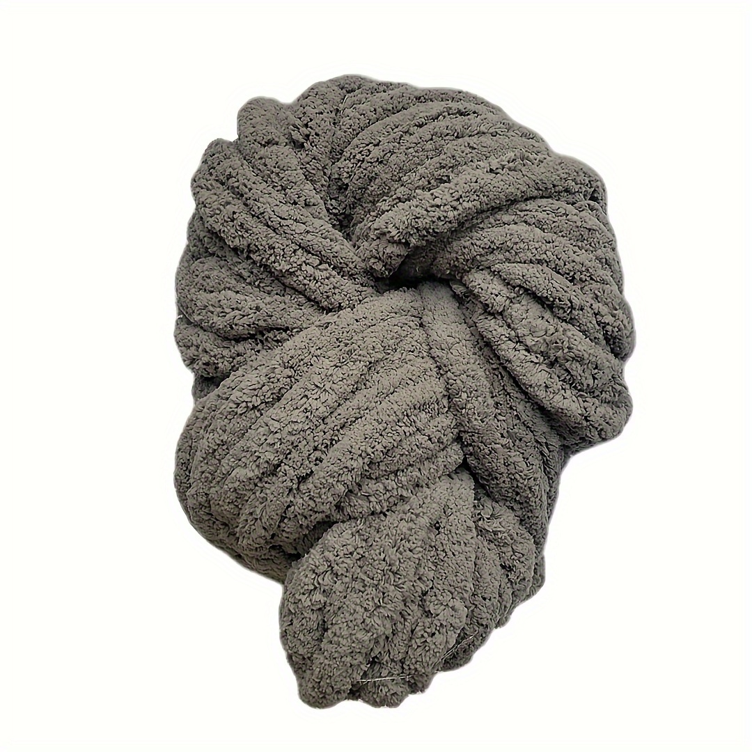 Chenille Yarn for Arm Knitting, Fluffy Yarn for Making Blankets, Super  Bulky Chenille, Gift for Knitters 