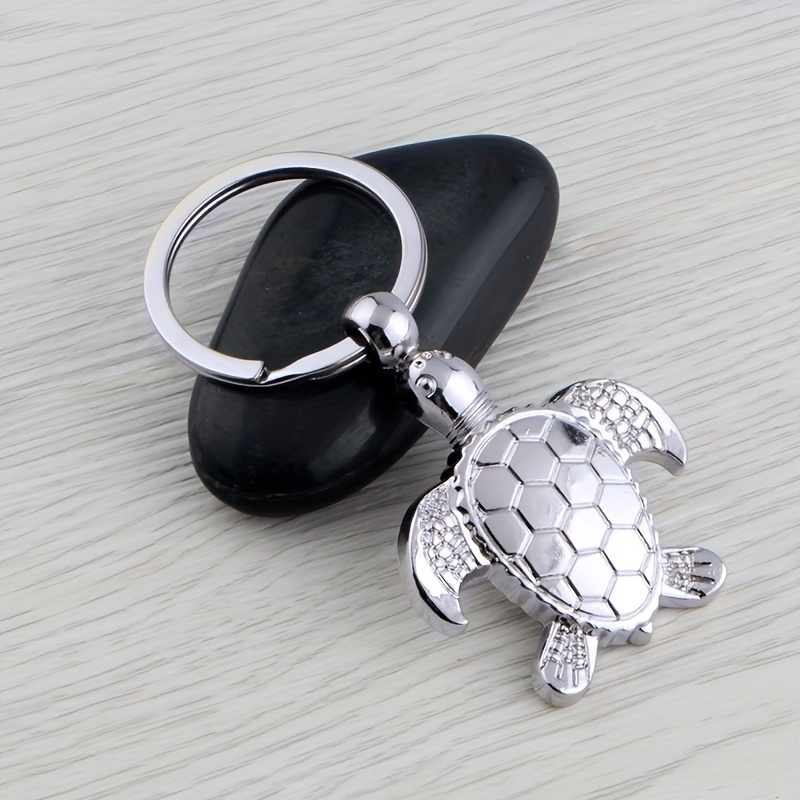 Turtle Keychain for Men and Women- Sea Turtle Key Fob, Gift for