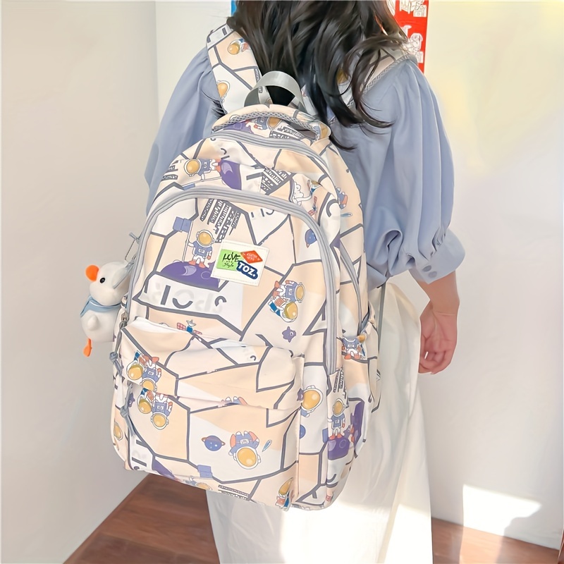 Hello kitty backpack Girl cute school bag cartoon student kid bag no pendant