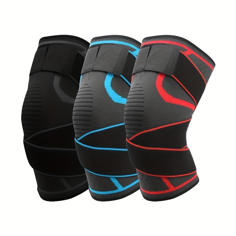 Sports Strap Nylon Knee Pads Women Men Knee Support Straps Running  Basketball Weightlifting Tennis Workout, 90 Days Buyer Protection
