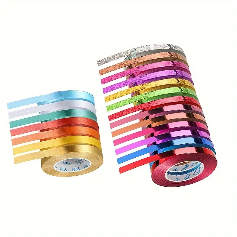 20colors Curling Ribbon Wide X 11 Yards Shiny Metallic - Temu