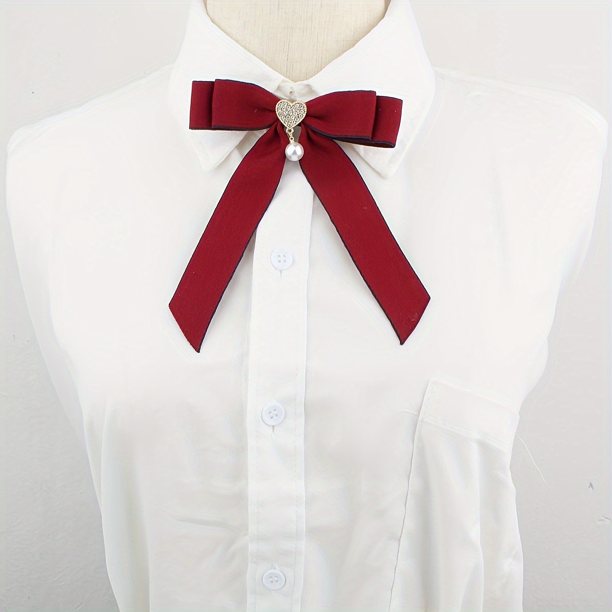 Bow Tie Ribbon Brooch - Free Shipping On Items Shipped From Temu United  Kingdom