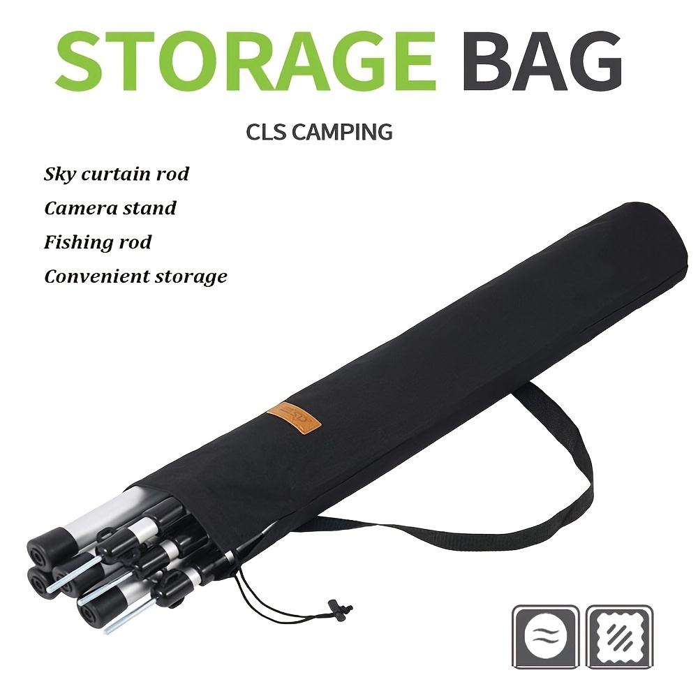 Fishing Rod Bag Foldable Fishing Tackle Bag Convenient Fishing Pole Storage  Bag