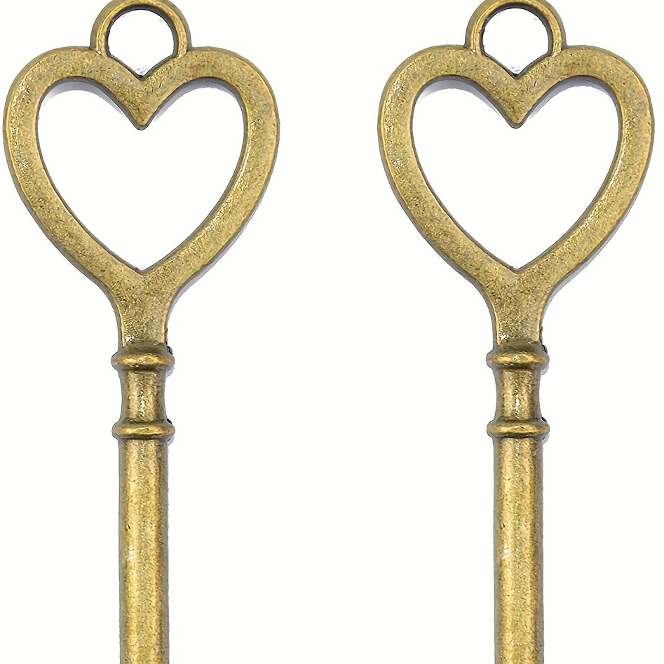 Acquista pdtoweb 8 pezzi grandi chiavi scheletrate vintage chiavi antiche  ciondolo gioielli artigianali decorazioni