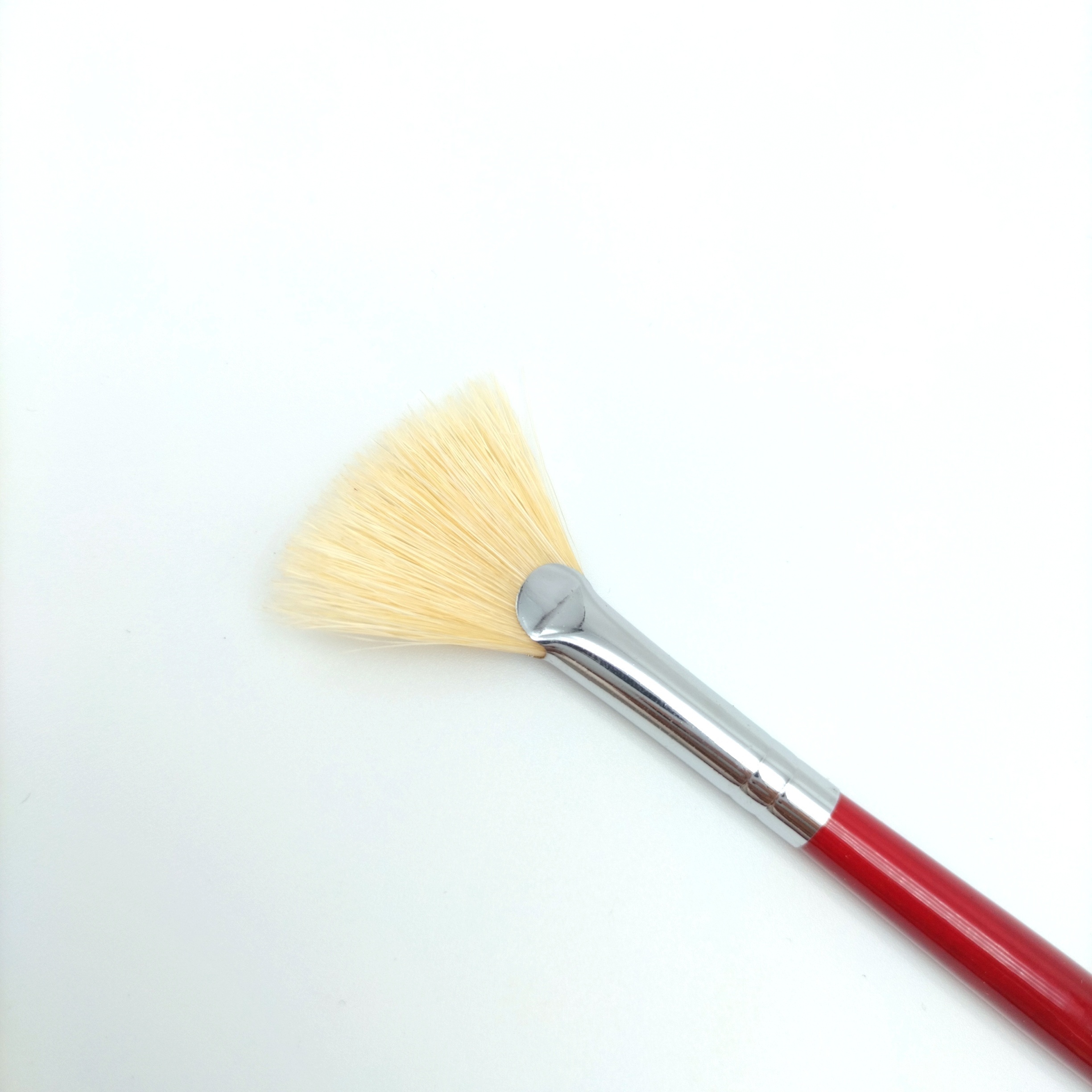 Bristles Fan Brush Painting Oil Paintbrush Gouache Acrylic - Temu
