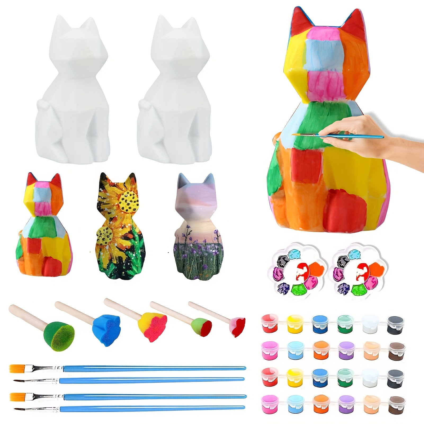 Innorock Paint Your Own Cat Lamp Art Kit, Night Light, Crafts for Teens  Girls Boys, Arts & Crafts Kit, Painting Kit for Kids, Room Decoration