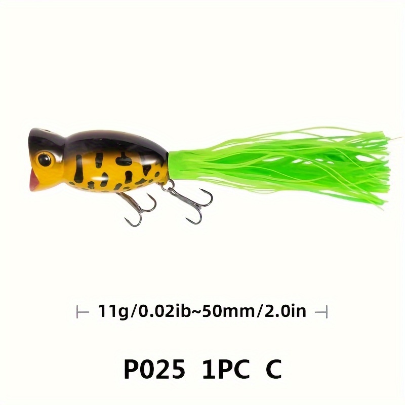 1pc 11g/5cm Popper Fishing Lure, Trolling Bait For Freshwater And  Saltwater, Realistic Design
