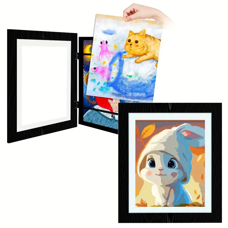 Kids Art Frames, 8.5x12 Marcos De Arte Para Niños Con Apertura Frontal De  8.5x12