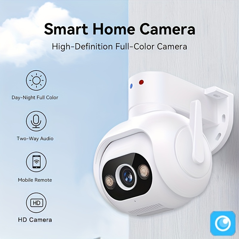 1pc High Definition Wifi Camera, 2.4gwifi Indoor And Outdoor Full