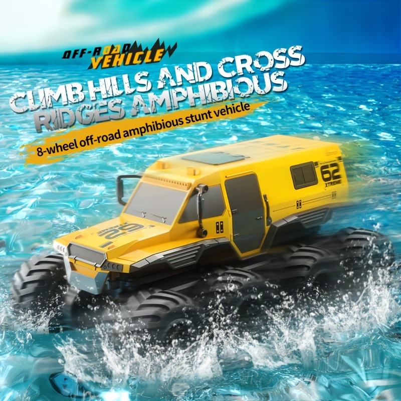 2023 New Product Amphibious Vehicle 1:16 Large Wheel Toy Car Dual-purpose  Climbing Off-road Remote Control Car 360-degree Rotation Multi-function  Competitive Game Racing - Toys & Games - Temu Austria